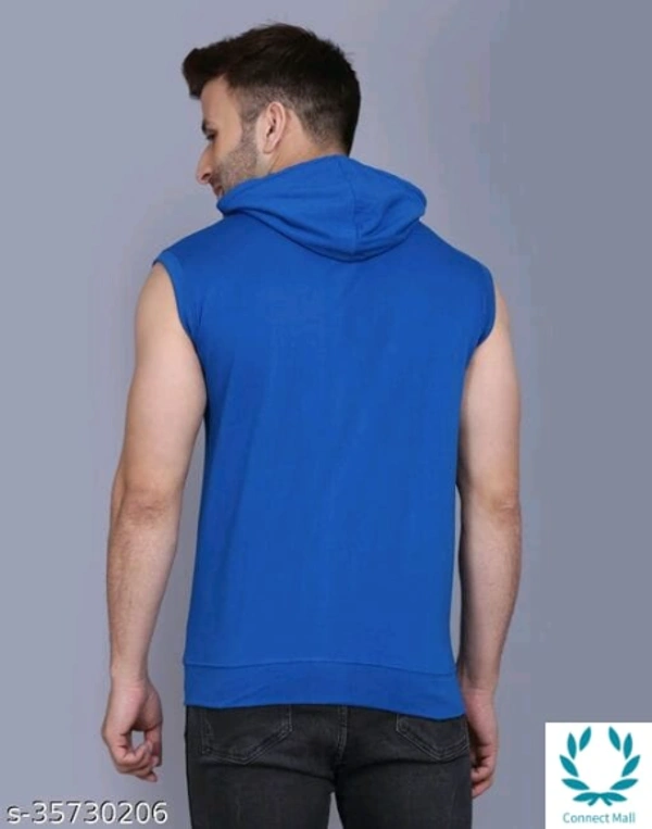 Men's Casual Hooded Tshirt - M